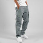 Men’s Relaxed Cargo Pants with Side Pockets Streetwear