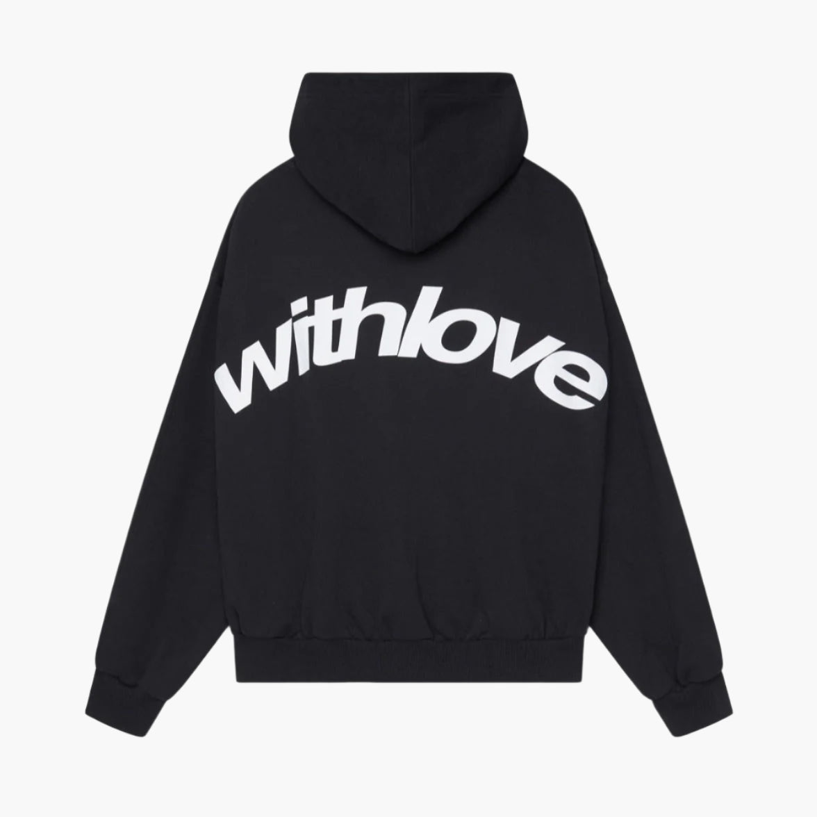 Riley | Unisex Oversized Hoodie – 'withlove' Print Urban Streetwear