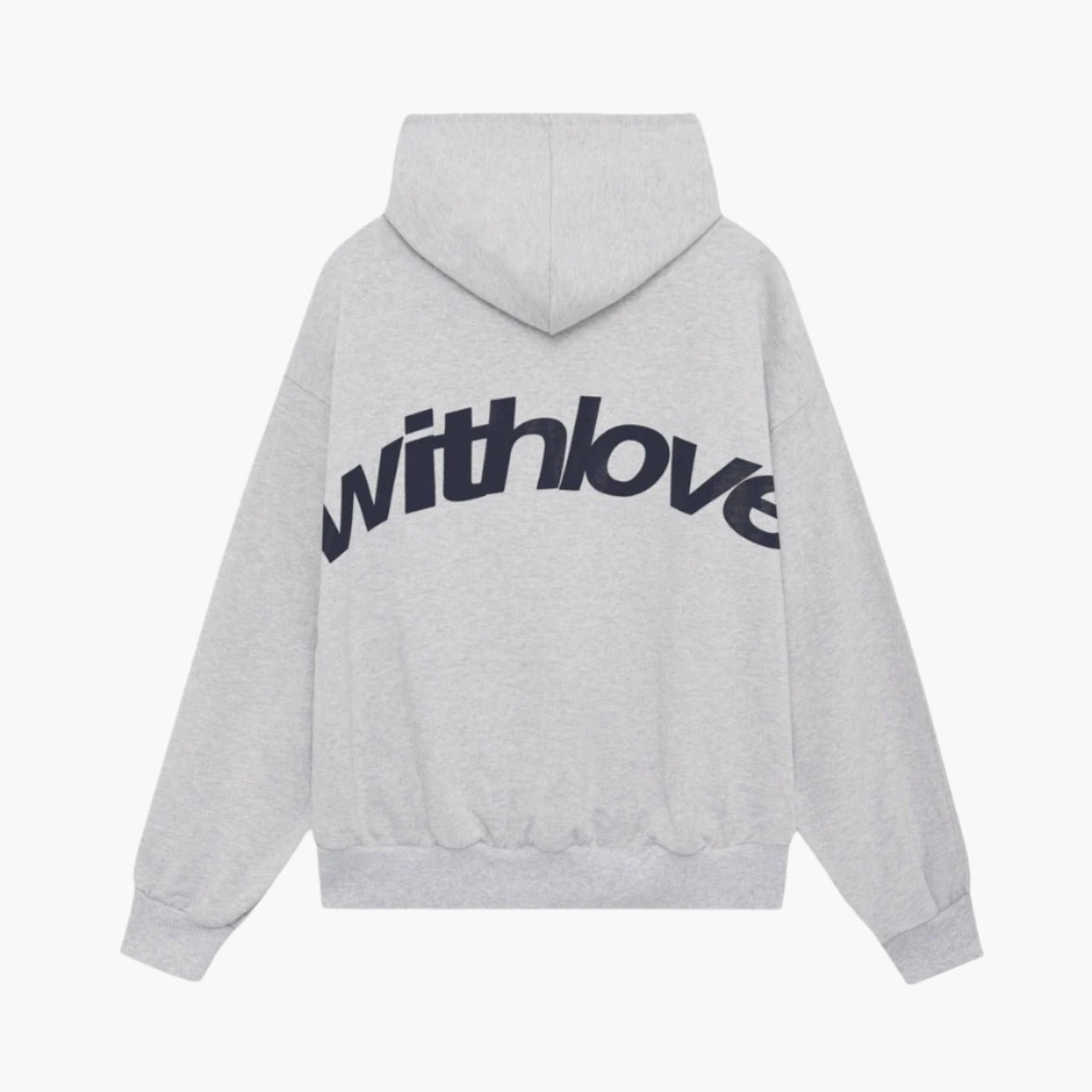 Riley | Unisex Oversized Hoodie – 'withlove' Print Urban Streetwear