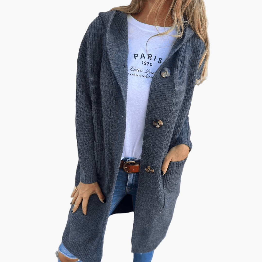 Amy | Fine Knit Cardigan - Smart Casual Office Wear
