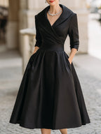 Vintage Midi Dress – Elegant Timeless Style