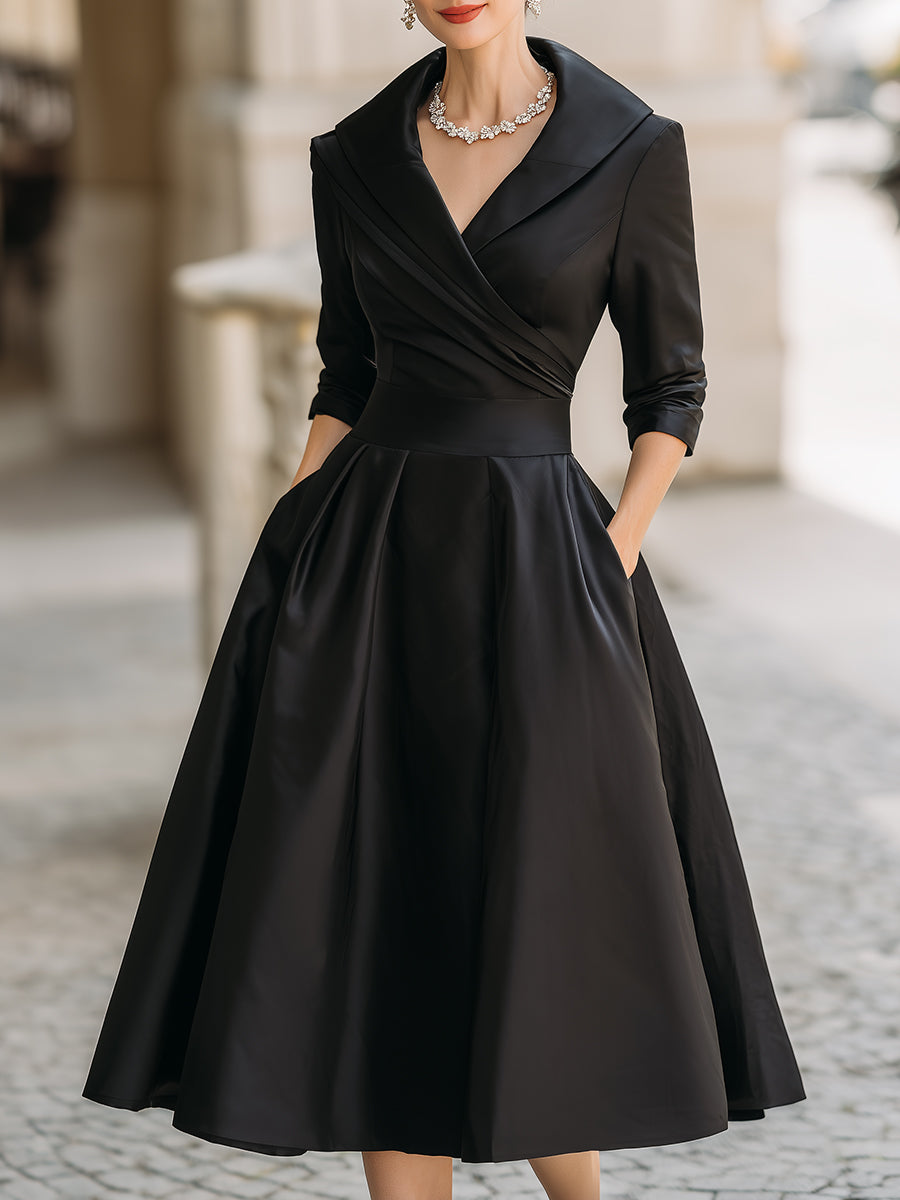 Vintage Midi Dress – Elegant Timeless Style