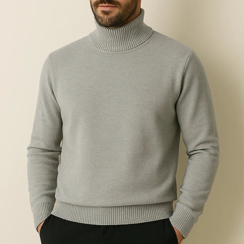 Roll Neck Jumper for Men – Soft Luxury Knit