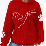 Molly | Women's Dog Print Hoodie – Cute Sweatshirt for Dog Lovers