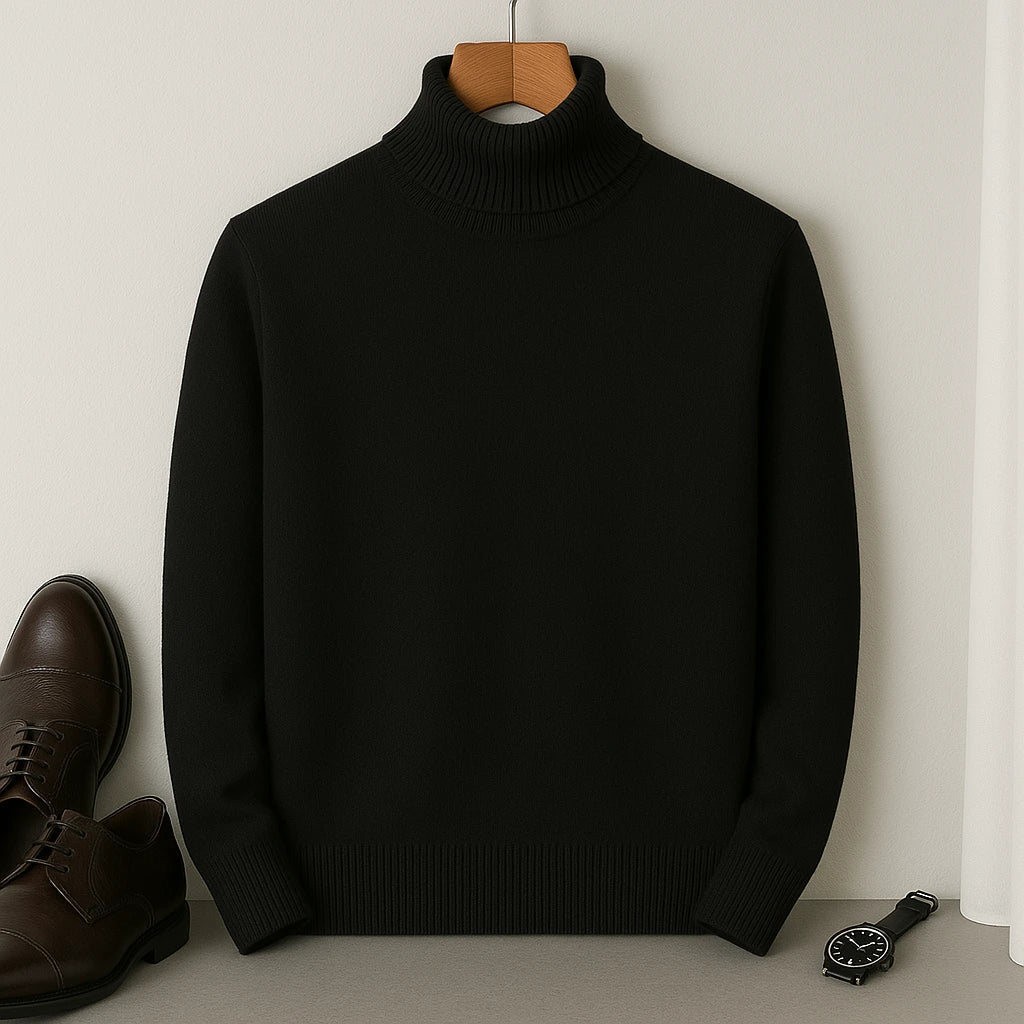 Roll Neck Jumper for Men – Soft Luxury Knit
