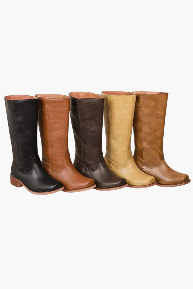 Grace | Women's Classic Block Heel Boots – Elegant Everyday Style