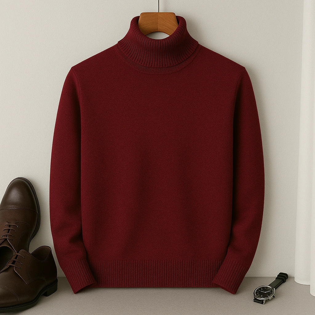 Roll Neck Jumper for Men – Soft Luxury Knit